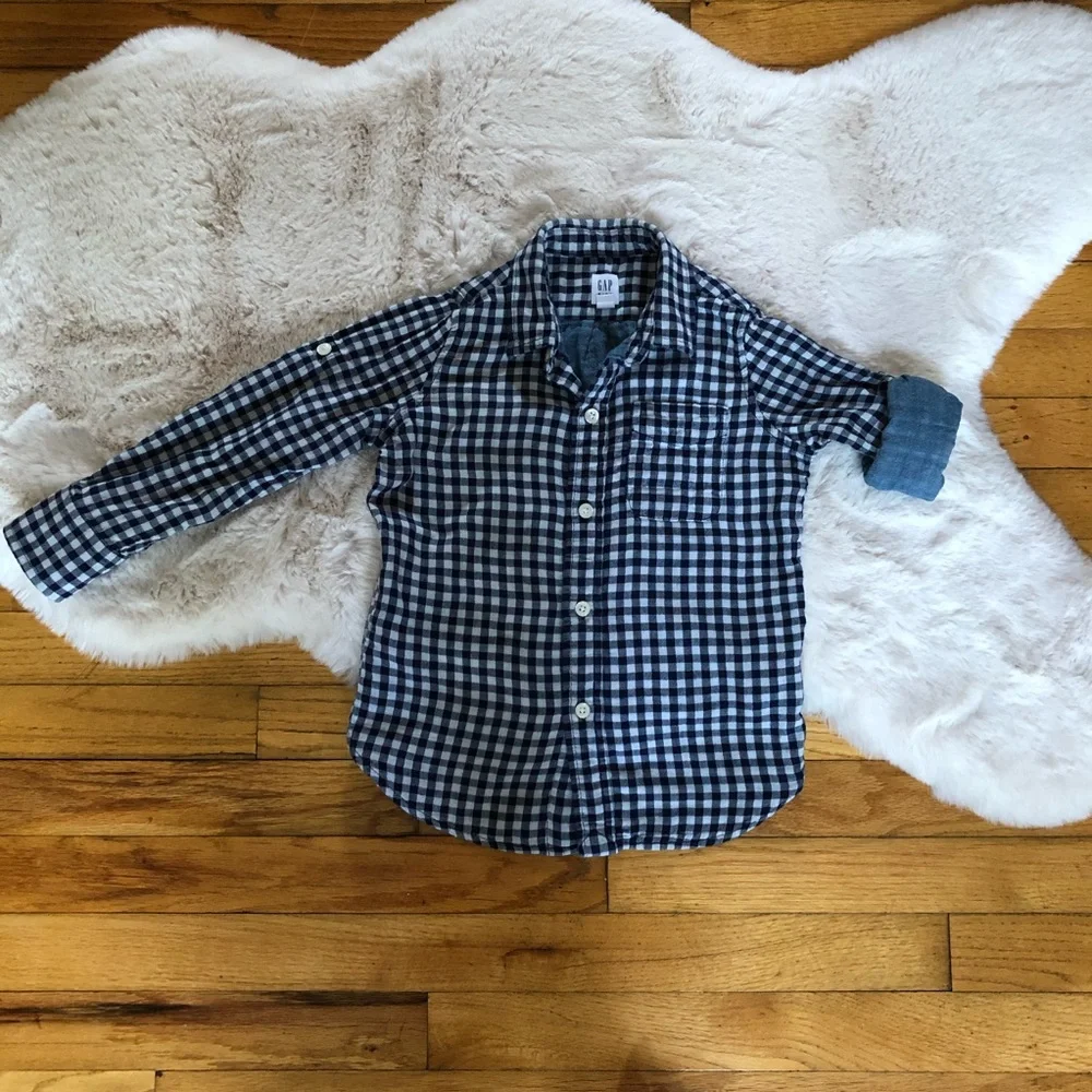 Gap Boys Gingham‎ Shirt